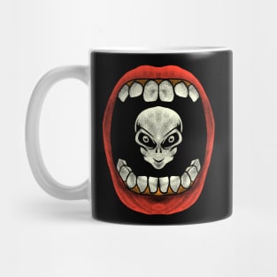 Alien in mouth Mug